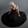 Full Circle Lightweight Black Cotton Lawn Petticoat