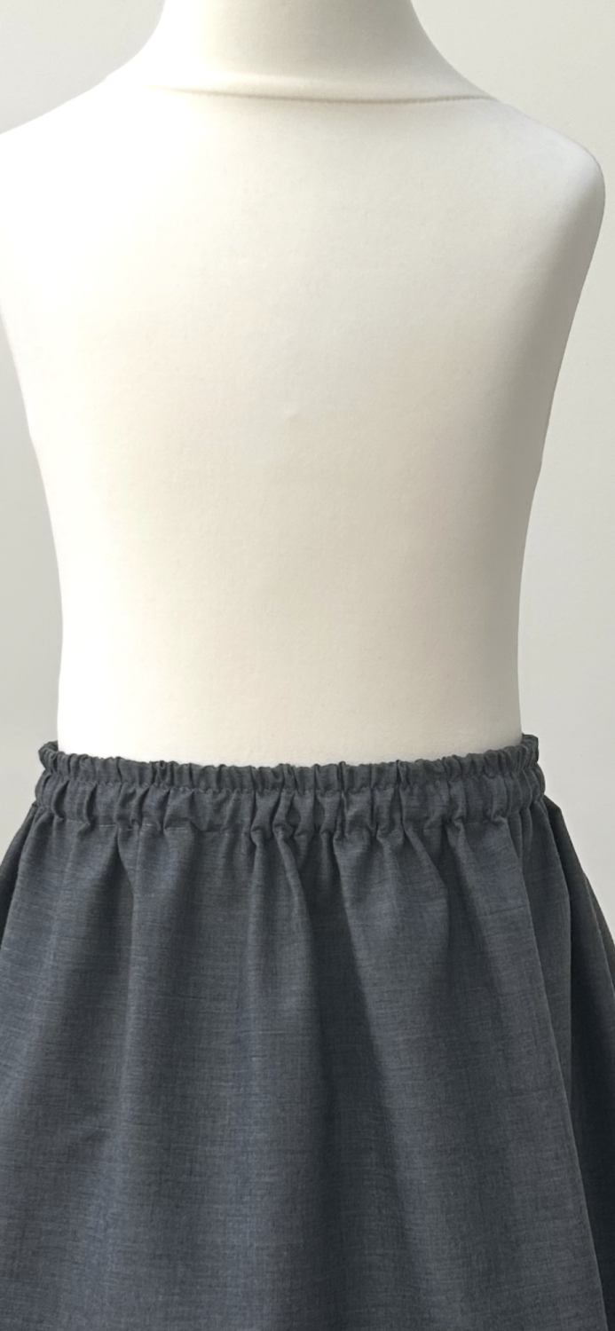 Elasticated school skirt