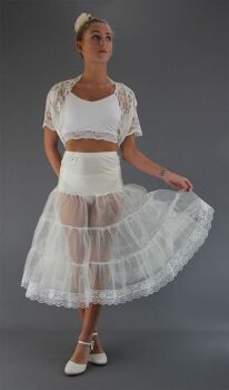 50s Petticoat - Lace Edged