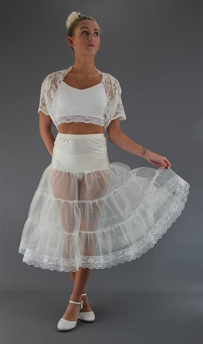 <!-- 003 -->50s Petticoat - Lace Edged