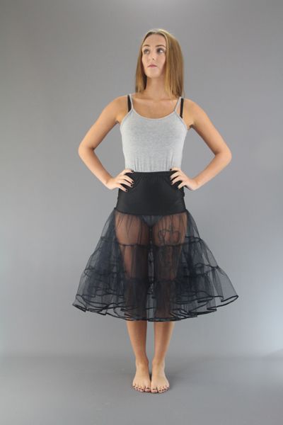 Gothic Tiered with Multiple Layers Petticoat Skirt
