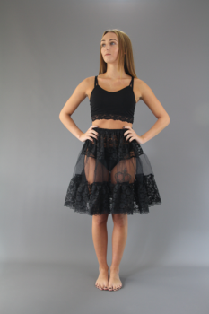 Black Lace Petticoat