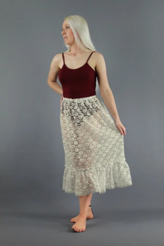 Ivory Lace Skirt Extender