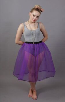 Purple Net Petticoat