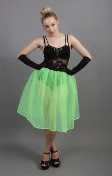 Pale Green Net Petticoat