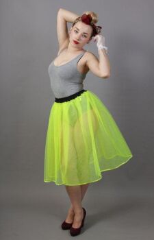 Flo Neon Yellow Net Petticoat