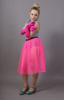 Flo Neon Pink Net Petticoat