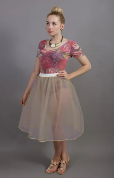 Nude Net Petticoat