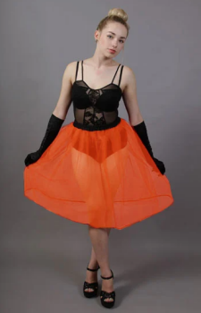 Orange Net Petticoat