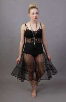 Black Petticoat Tiered