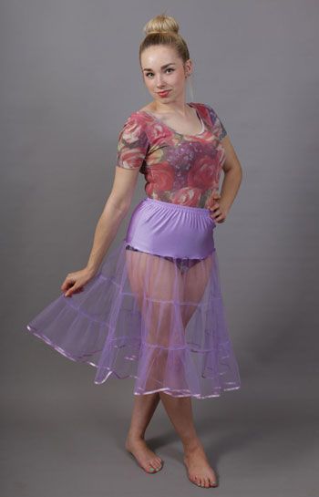 <!-- 016 -->Lilac Petticoat Tiered
