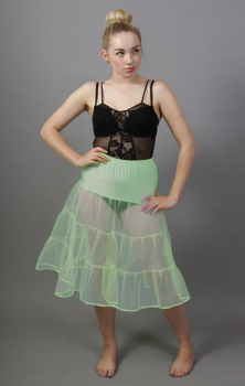 Pale Green Petticoat Tiered