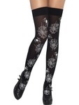 Glow In The Dark Spiderweb Stockings