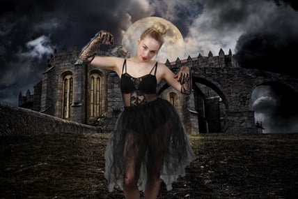 Gothic Raggy Fairy Skirt
