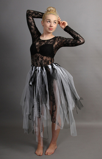 Ghost Bride Raggy Fairy Skirt