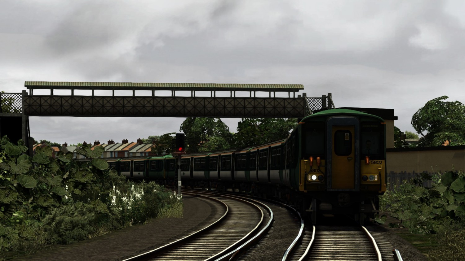 Image showing a screenshot taken on a scenario from the free South London Network scenario pack from DPSimulation