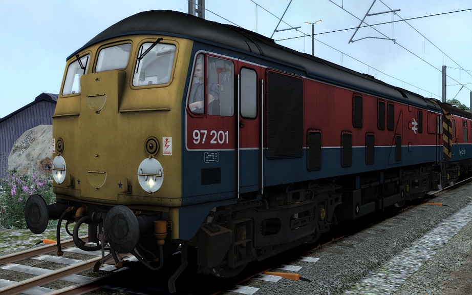 Image showing a free repaint of the Class 24 in BR Research livery