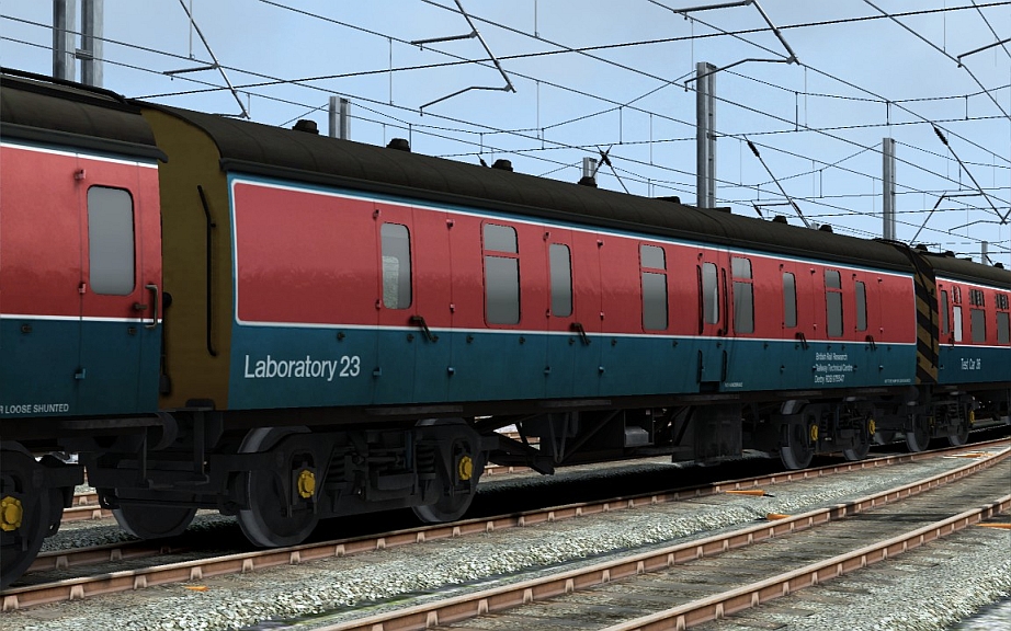Image showing a free repaint of a coach in BR Research livery