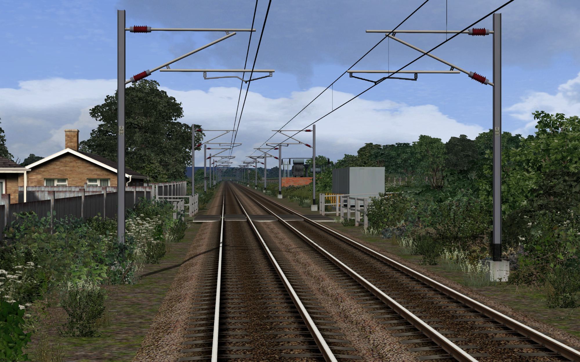 Image showing screenshot of the free Carstairs extension of this route, available here at DPSimulation