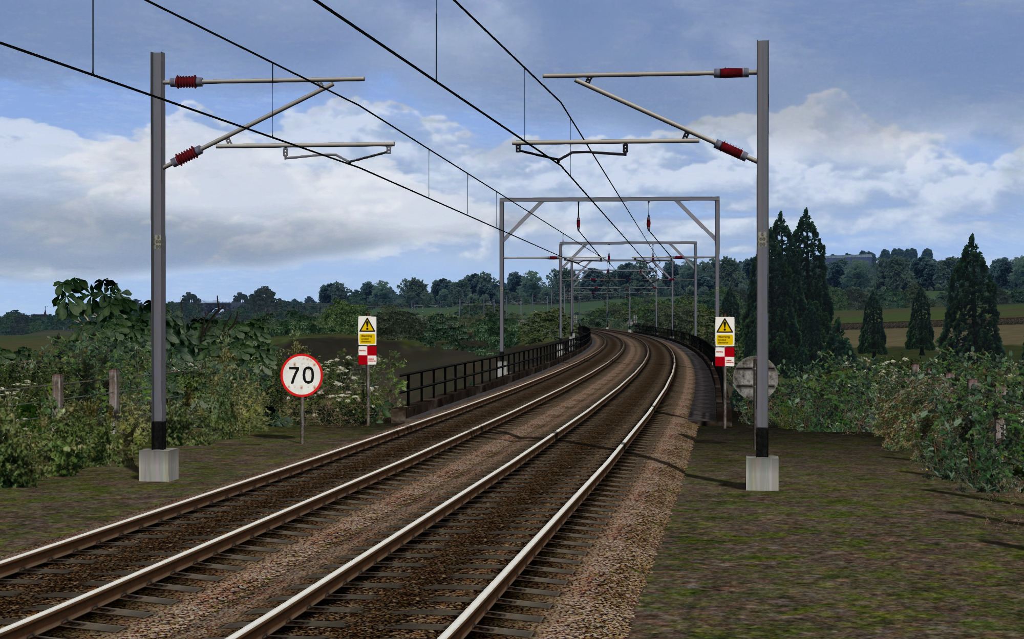 Image showing screenshot of the free Carstairs extension of this route, available here at DPSimulation