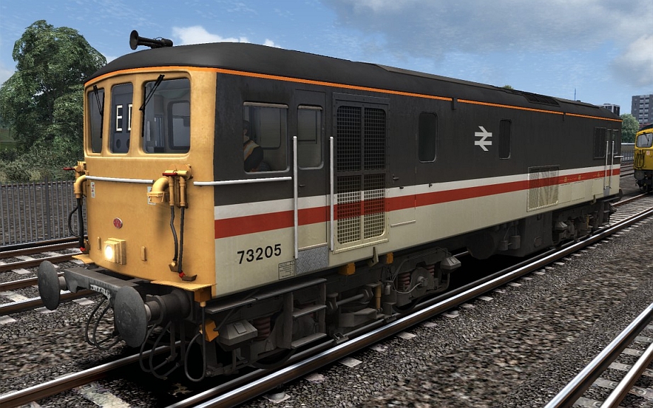 Image showing the Intercity Mainline repaint of the Class 73 locomotive