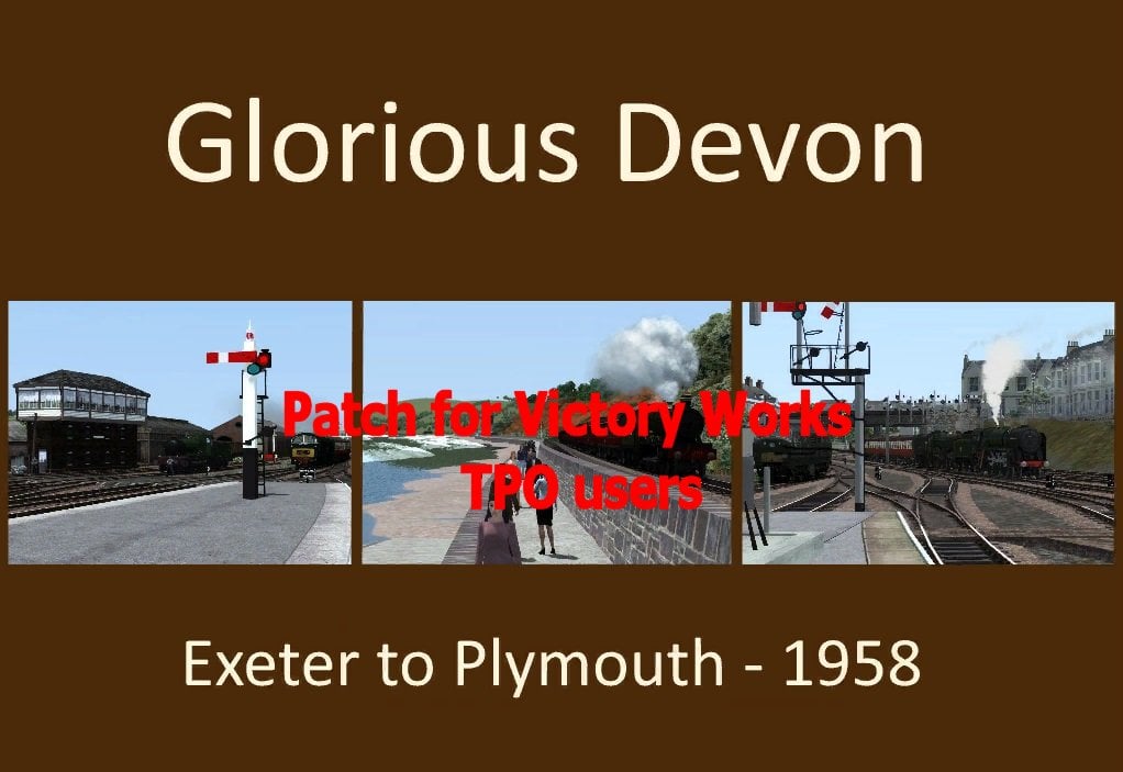 glorious devon - exeter to plymouth 1958 tpo patch glorious devon - exeter to plymouth 1958 tpo patch