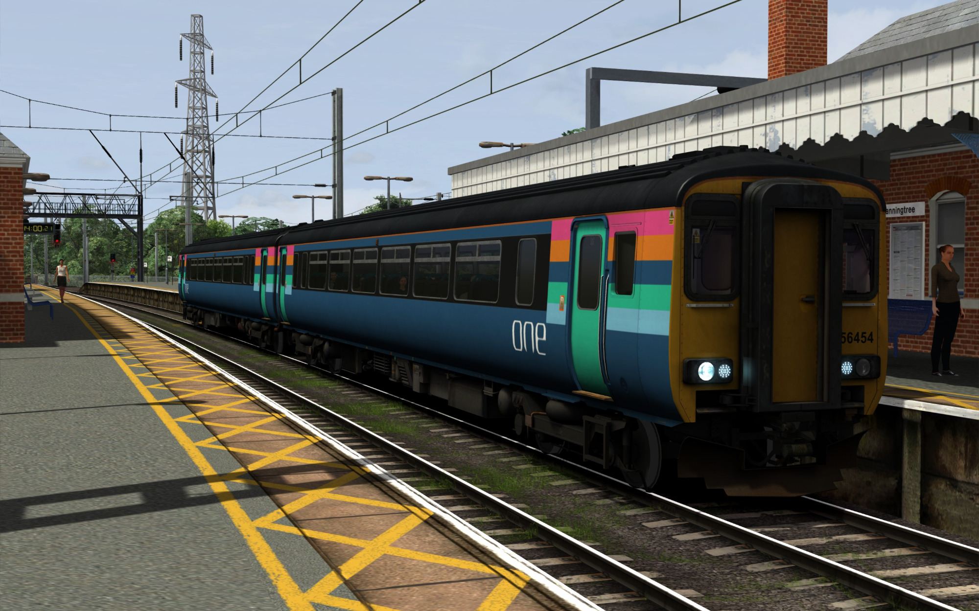 Image showing screenshot of the free Class 156 branding pack from DPSimulation