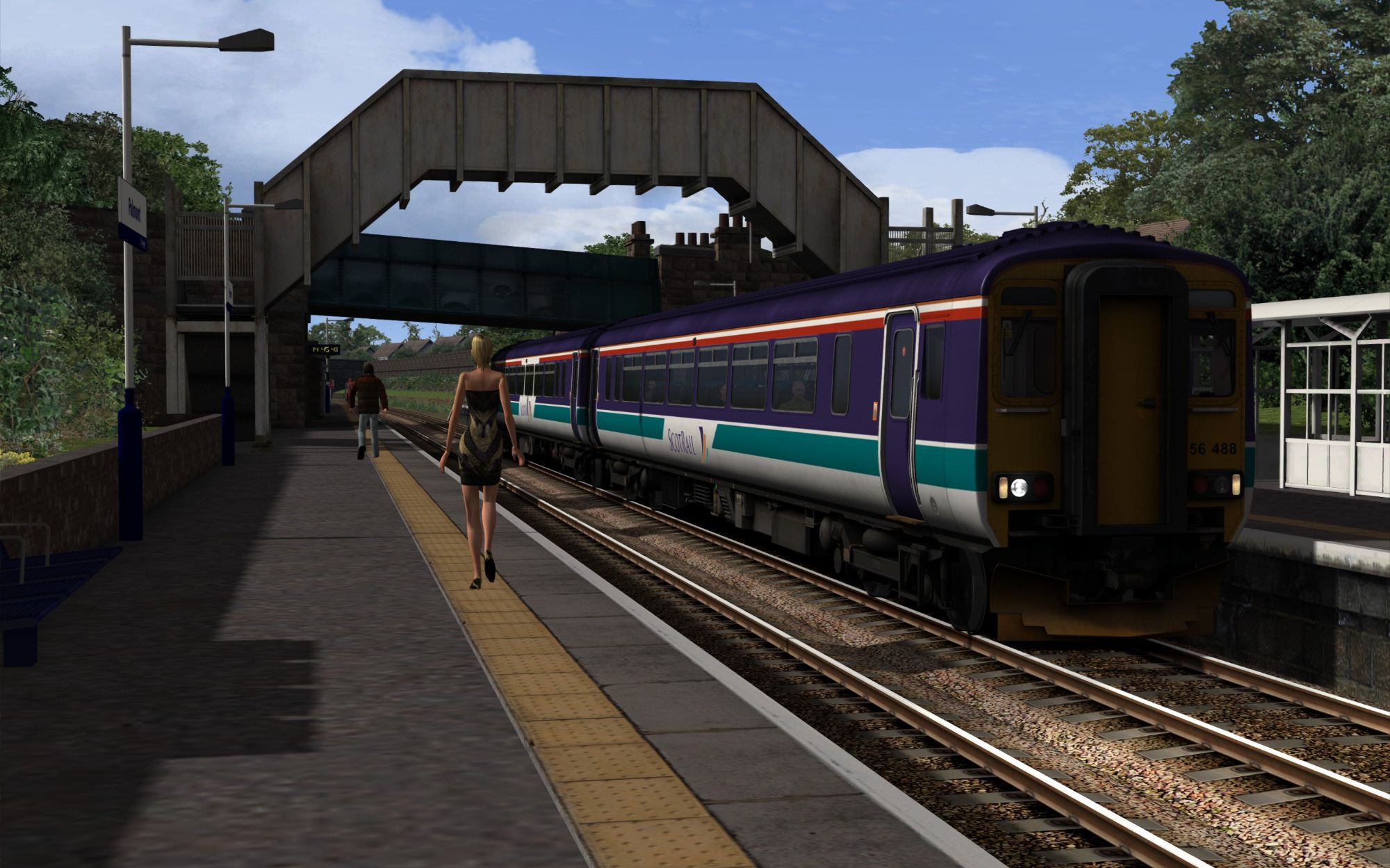 Image showing screenshot of the free Class 156 branding pack from DPSimulation