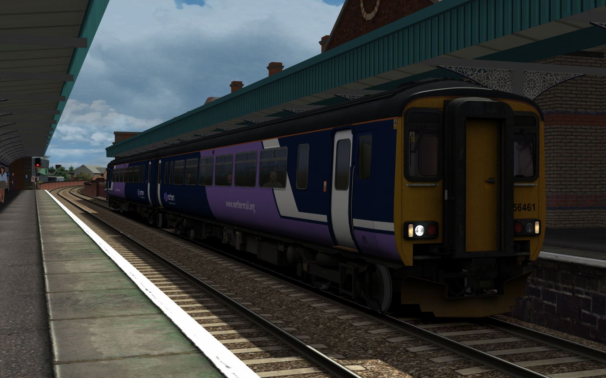 Image showing screenshot of the free Class 156 branding pack from DPSimulation