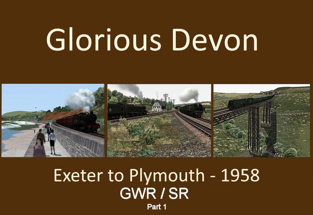 Image showing the route logo for Glorious Devon 1958.