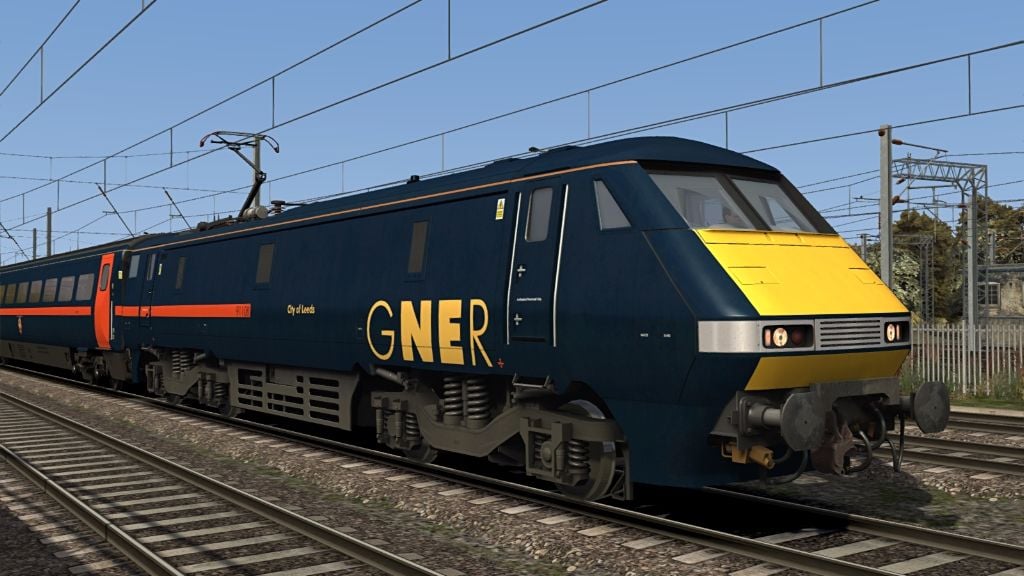 Image showing screenshot of one of the liveries featured in the Armstrong Powerhouse Class 91/Mk4 Enhancement Pack