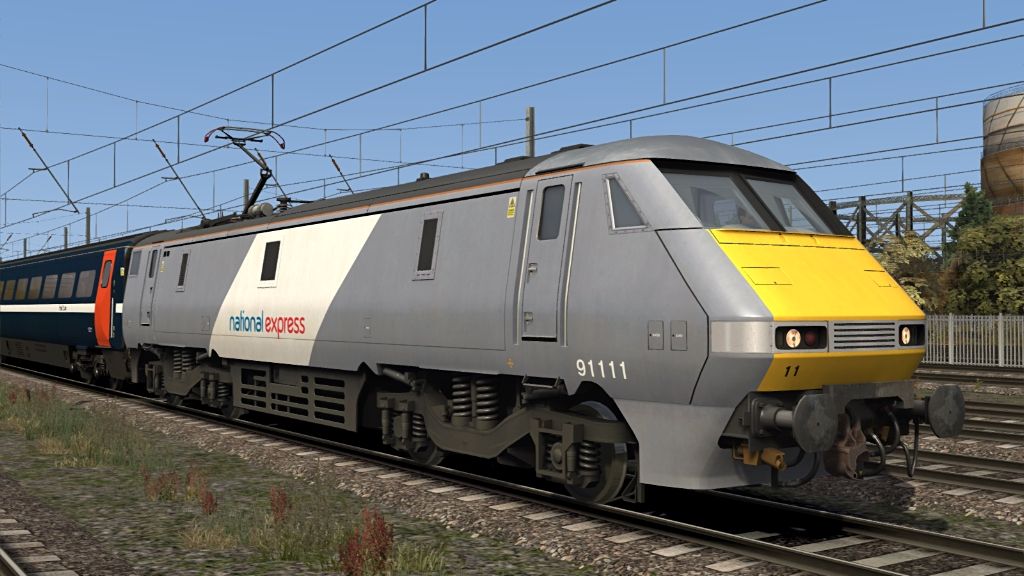 Image showing screenshot of one of the liveries featured in the Armstrong Powerhouse Class 91/Mk4 Enhancement Pack