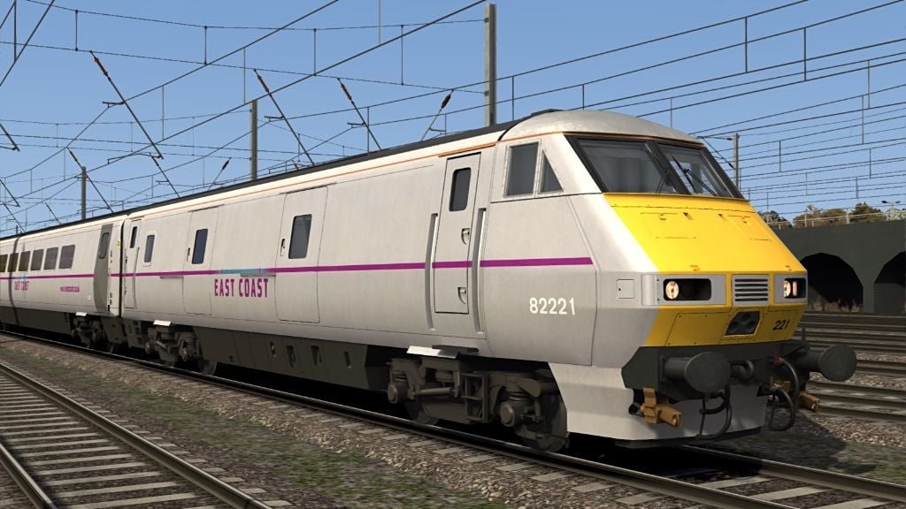 Image showing screenshot of one of the liveries featured in the Armstrong Powerhouse Class 91/Mk4 Enhancement Pack