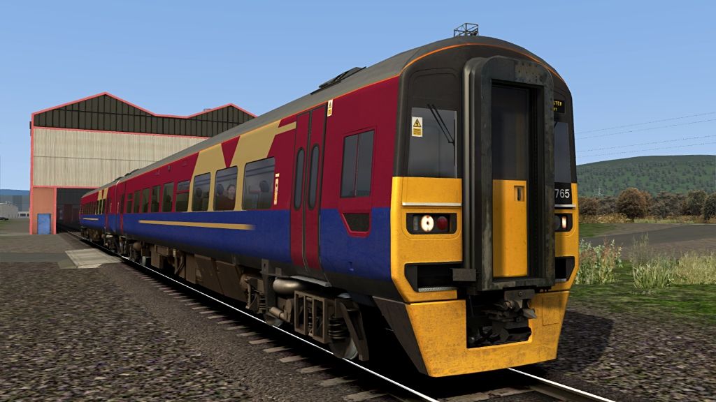 Image showing screenshot of one of the liveries featured in the Armstrong Powerhouse Class 158 Enhancement Pack