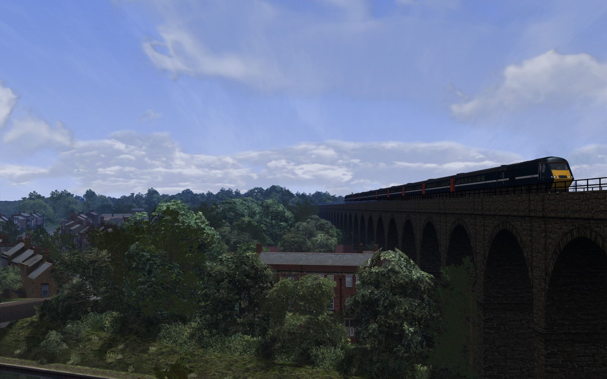 Image showing a screenshot of the all new North East England route from DPSimulation