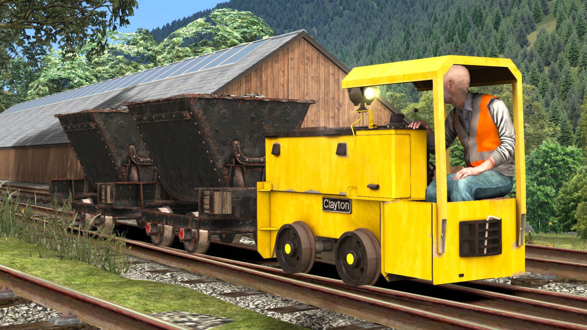 Image showing a locomotive from the Corris Railway Expansion Pack