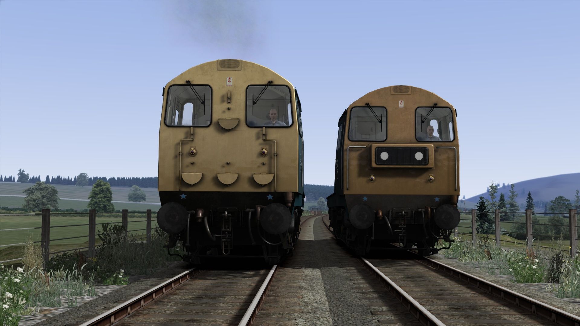 Image showing screenshot of the BR Blue liveried Class 20 pack from the TS Marketplace