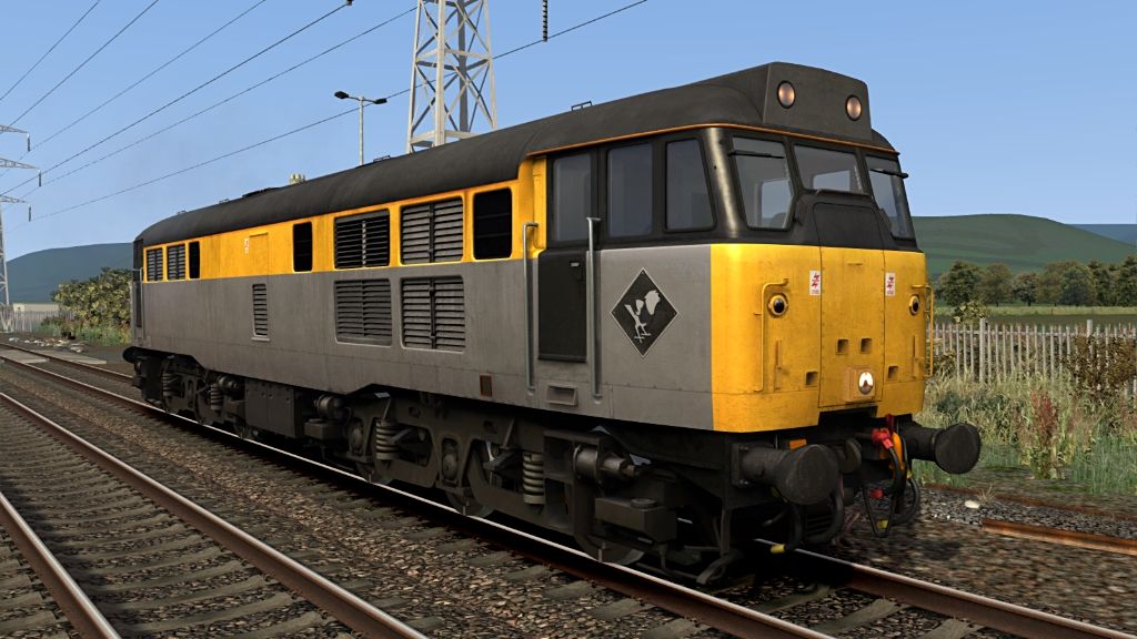 Image showing screenshot of Class 31 locomotives featured in the Armstrong Powerhouse Class 31 Enhancement Pack