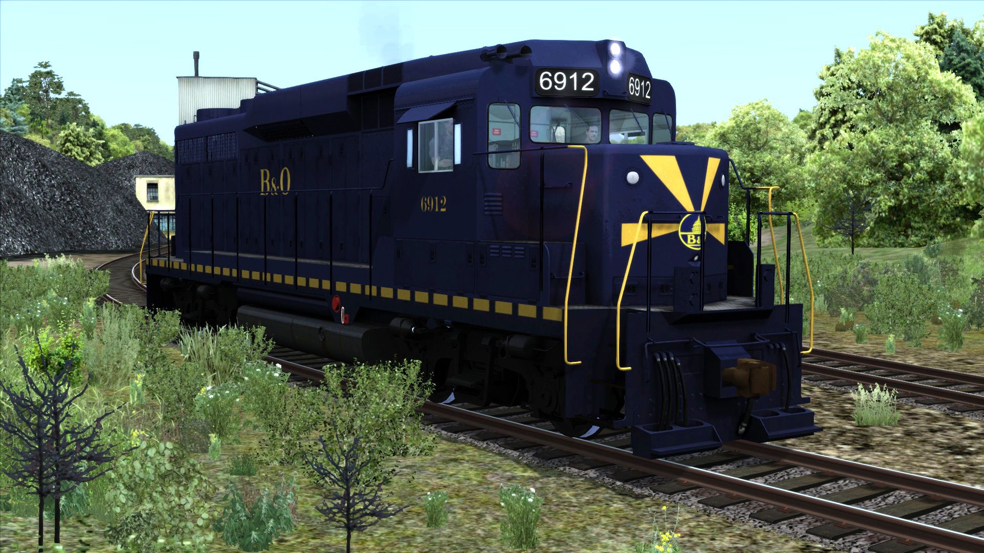 Image showing the Baltimore & Ohio livery pack for the GP30 locomotive from the TS Marketplace