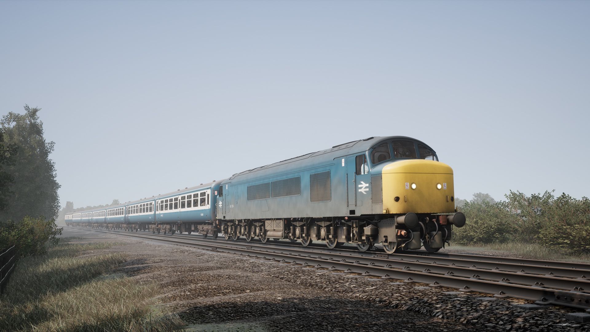 Image showing screenshot of Class 45 locomotive in Train Sim World