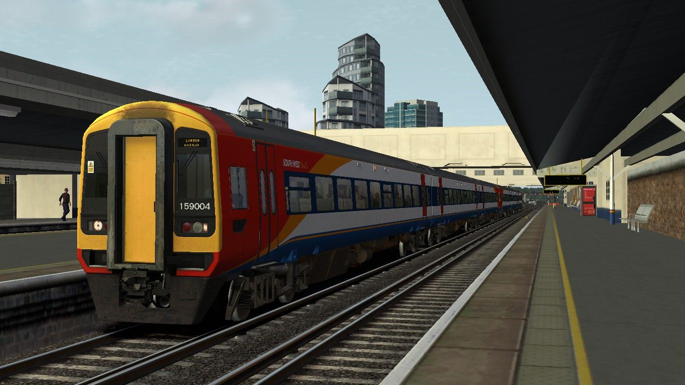 Image showing screenshot of the 1L14 - 0543 Salisbury to London Waterloo scenario