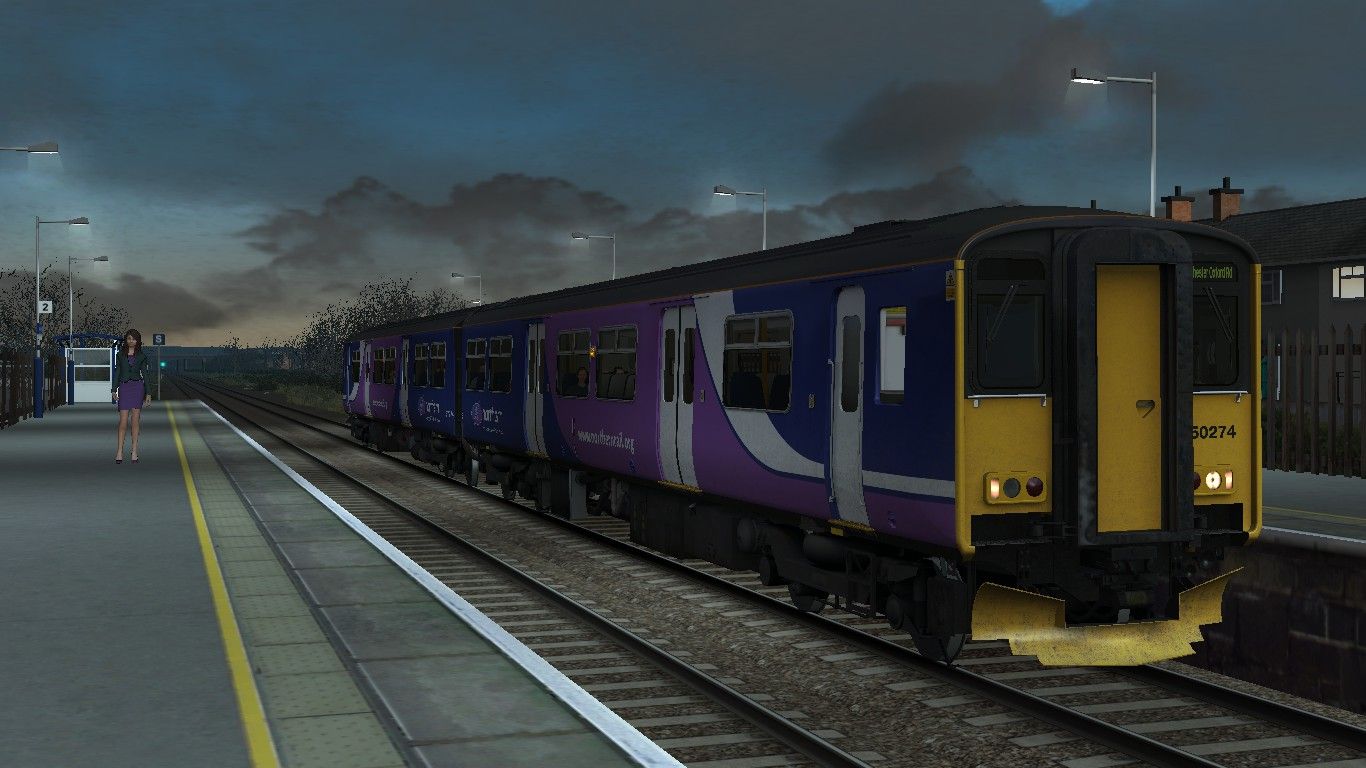 Image showing screenshot of the 5Z42 - 0735 Glazebrook to MAN Oxford Road scenario