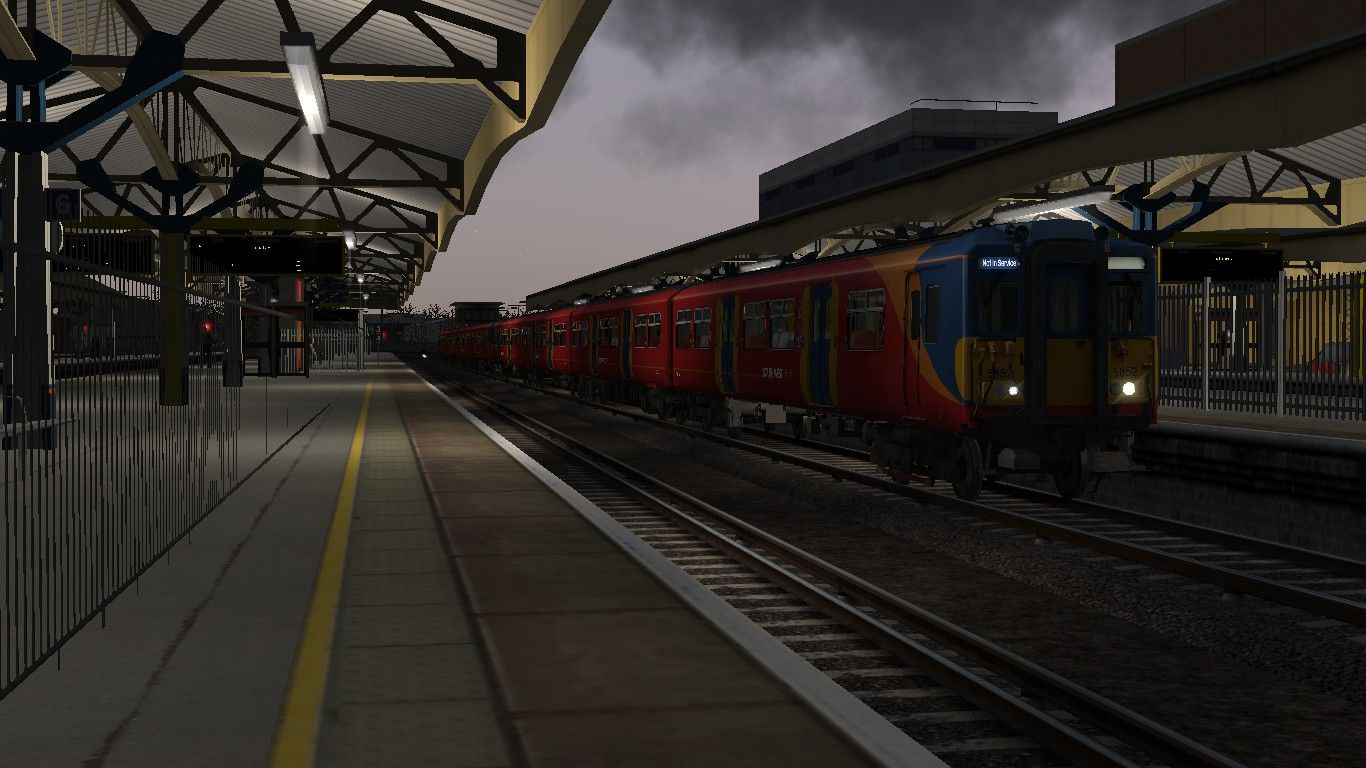 Image showing screenshot of the 5F07 - 0510 Wimbledon Park to Woking scenario