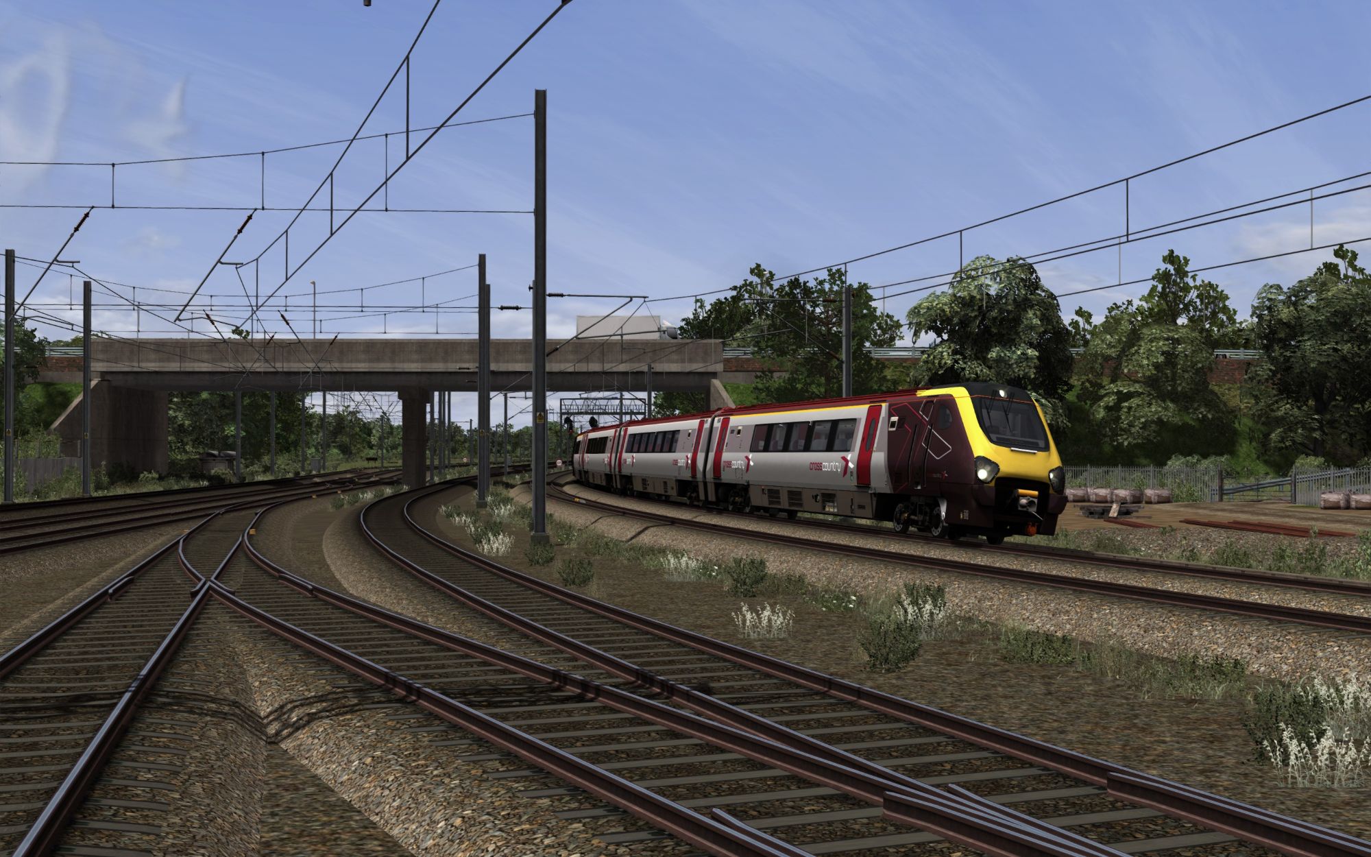 Image showing a screenshot of the all new North East England route from DPSimulation