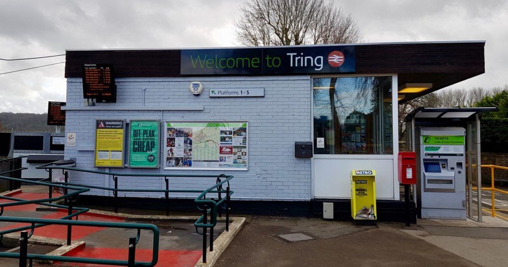 Image showing station entrance at Tring