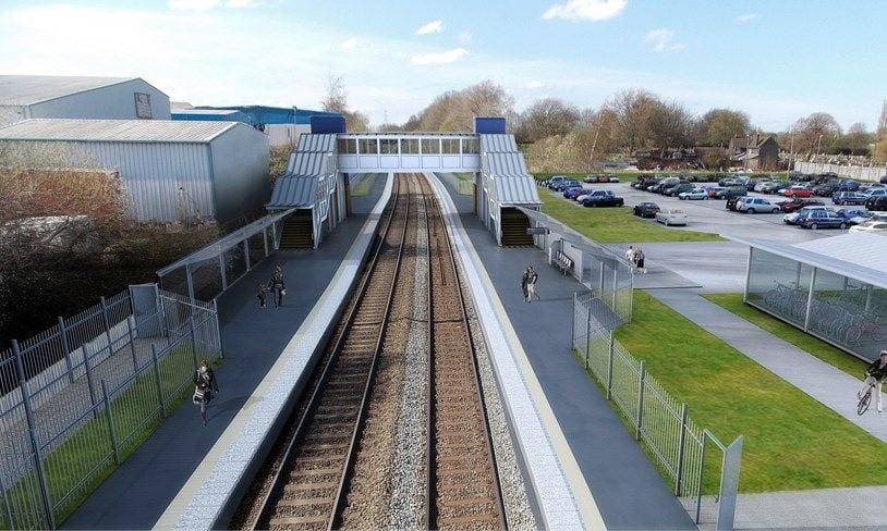 Image showing artists impression of one of the new stations