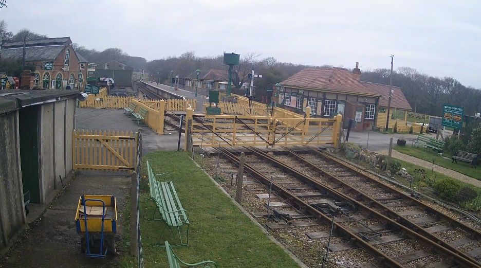 Clickable image taking you to the Isle Of Wight Steam Railway webcam