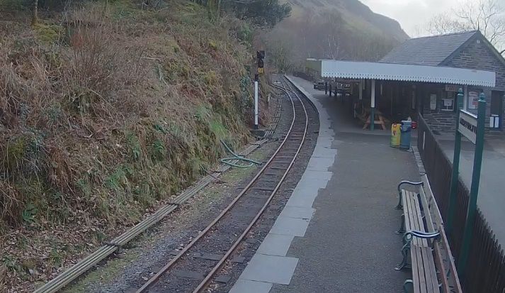 Clickable image taking you to the Talyllyn Railway webcam