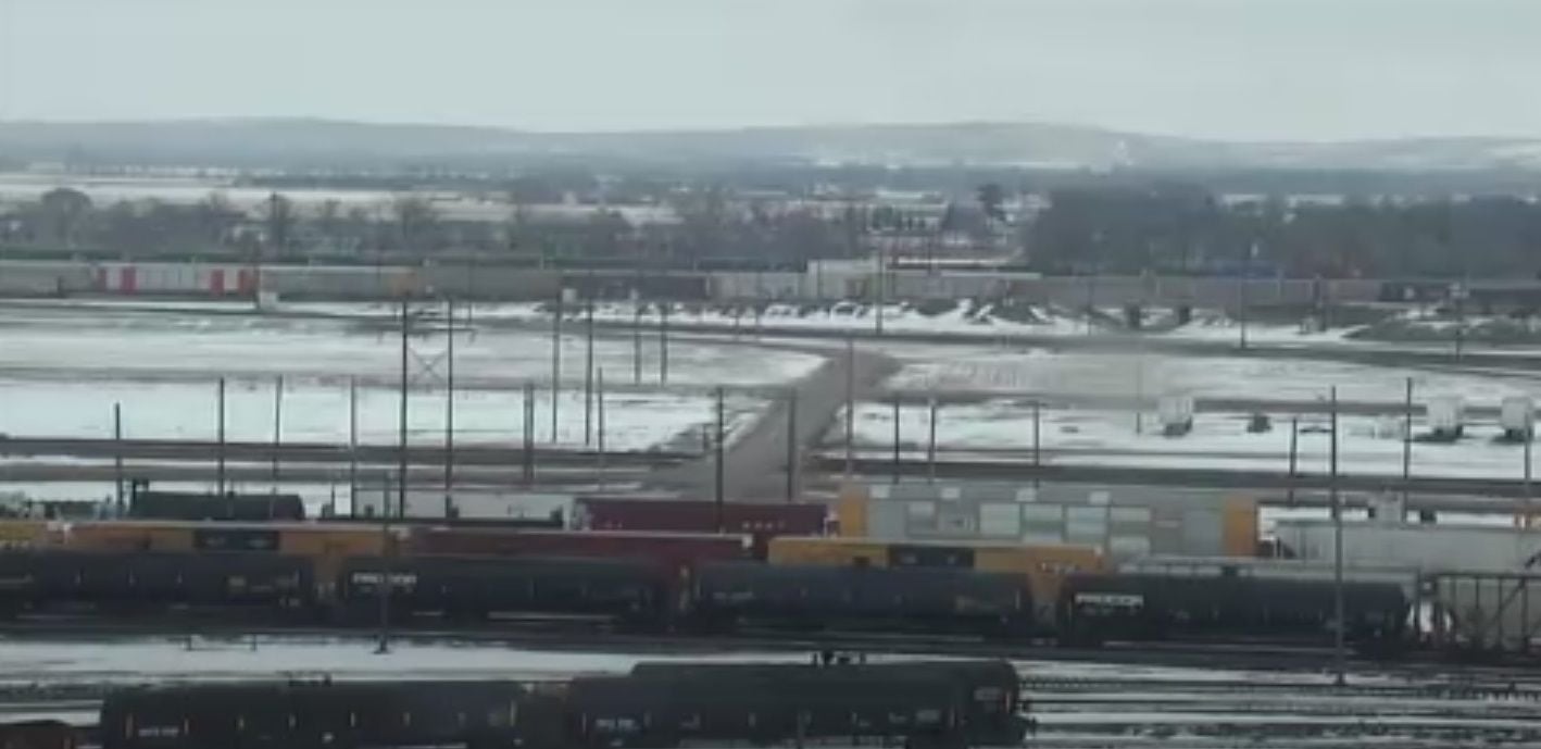 Clickable image taking you to the Bailey Yard webcam