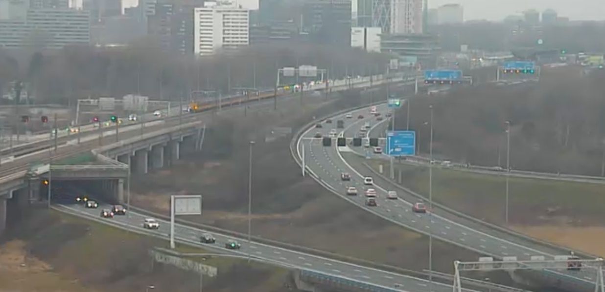 Clickable image taking you to the Amsterdam-Amstel webcam